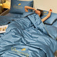 🛏️50% KORTING❄️Alsof je elke zomernacht in een ijskoude gletsjerspleet kruipt die je lakens zelf schoon wast! Deze 4-delige verkoelende set voelt als zijde, ademt als katoen, en maakt van je bed een koel eiland.