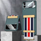 Samsung Z Flip 3/4 hopfällbart stötsäkert skyddande telefonfodral
