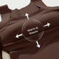 Thermische tanktops met U-hals en ingebouwde bh voor dames