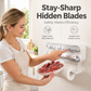 ⏳Tijdelijke Aanbieding⏰ 3-in-1 Magnetische Keuken Folie Dispenser – Ingebouwde Snijder voor Plasticfolie & Aluminiumfolie met Keukenrolhouder, Boorvrije Wandmontage Keukenorganizer voor Koelkast & Kast