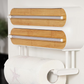⏳Tijdelijke Aanbieding⏰ 3-in-1 Magnetische Keuken Folie Dispenser – Ingebouwde Snijder voor Plasticfolie & Aluminiumfolie met Keukenrolhouder, Boorvrije Wandmontage Keukenorganizer voor Koelkast & Kast
