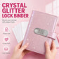 Glitter Password Lock Budget Binder
