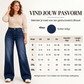 🔥Gratis verzending✈️Thermische Damesjeans met Hoge Taille & Wijde Pijpen – Warm Comfort en een Flatterende Pasvorm ✨
