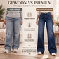 🔥Gratis verzending✈️Thermische Damesjeans met Hoge Taille & Wijde Pijpen – Warm Comfort en een Flatterende Pasvorm ✨