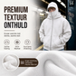 Heren sweatshirt met ritssluiting en dubbele capuchon